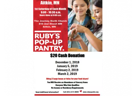 Ruby's Pop-Up Pantry - Aitkin, MN