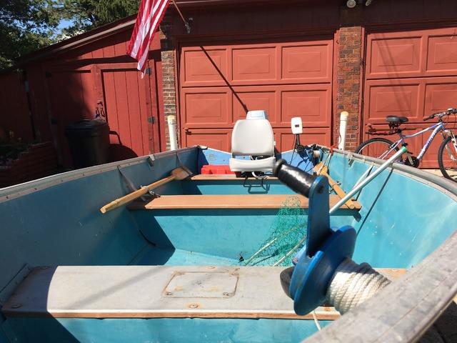 14 Ft Aluminum Boat with 9.9 HP electric start outboard ...