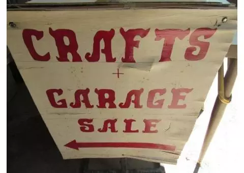 Craft & Garage Sale